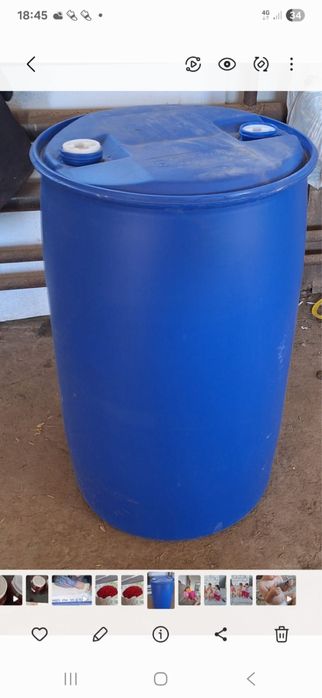 Новые пластиковые бочки