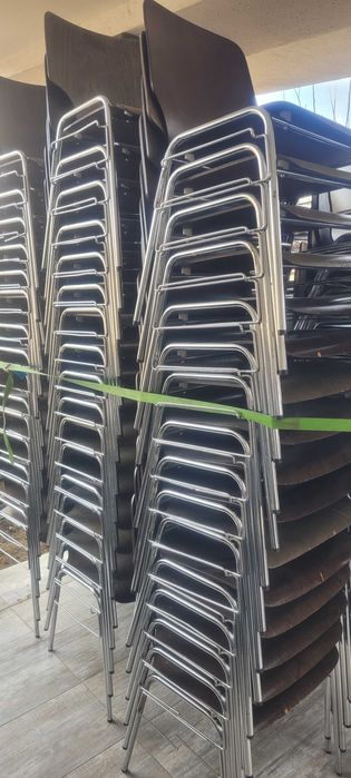 Scaune săli conferinte, școli, after school, cadru inox