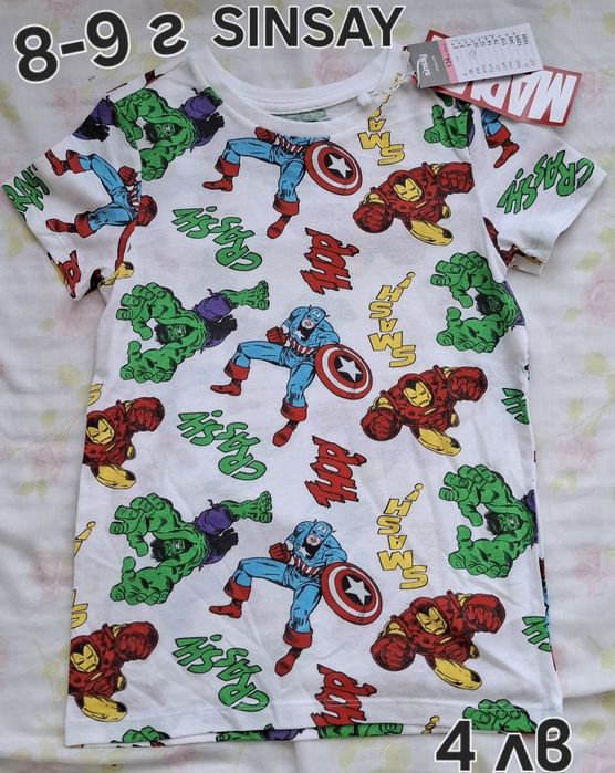 Н&М,TERRANOVA,Sinsay НОВИ Детски тениски