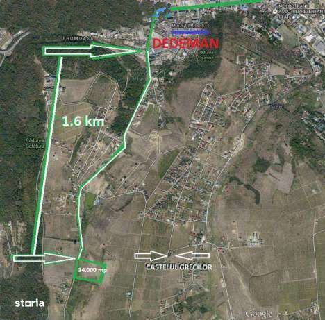 Teren Iasi Manta Rosie Hlincea Rezidential INTRAVILAN 1.75 ha