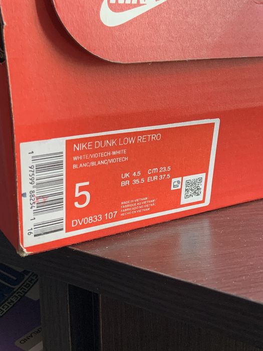 Nike Dunk Low Purple 37,5 & 38