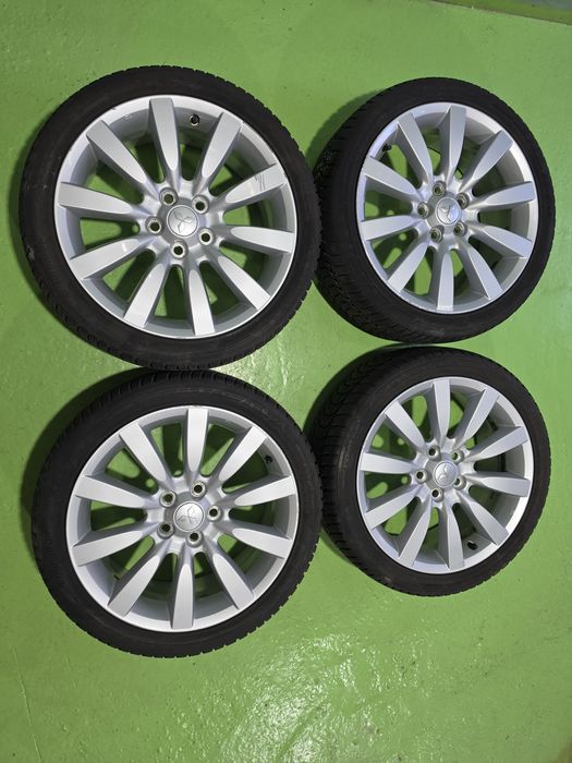 18 5x114.3 Mitsubishi Lancer лети джанти 5х114.3 мицубиши 215/45/18 Hankook зимни