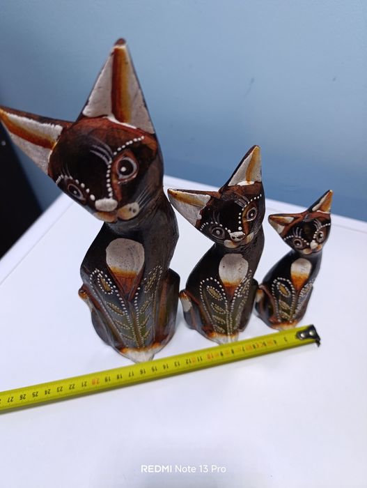 Дърворезба котета