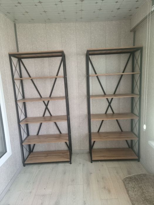 Стелажи Loft размеры:высота-180см.шерина-80см.толшина-40см.