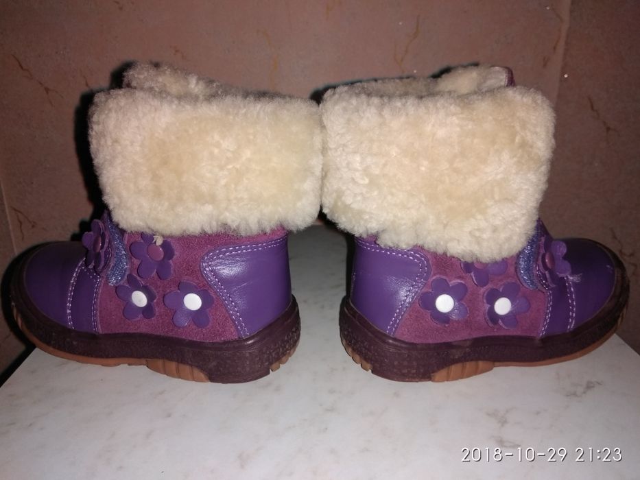 Сапожки зимние для девочки