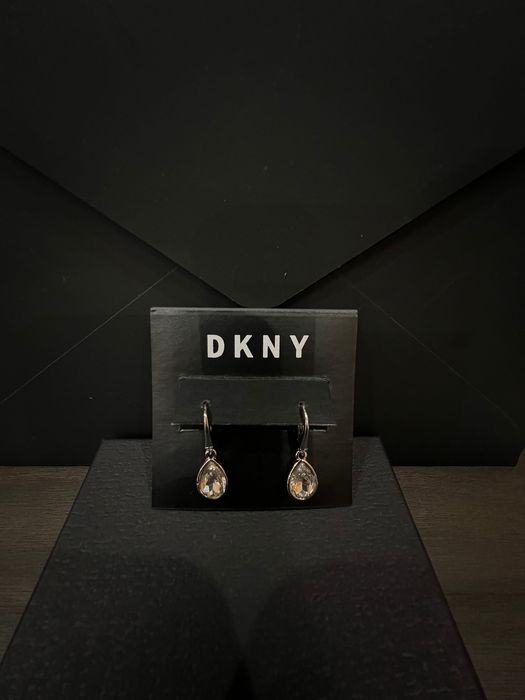 Обеци DKNY Silver-tone