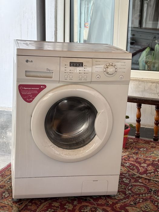 Lg 5kg kirmoshinasi sotiladi holatlari ishlashlari yuvishla yahshi …..