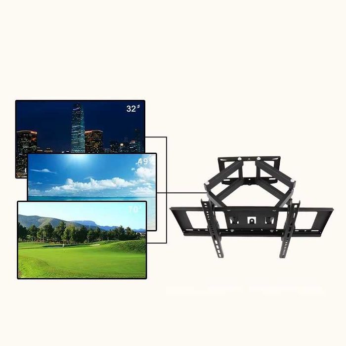 ТОП!! Здрава Стойка за Телевизор от 40 до 80 инча, до 50 кг