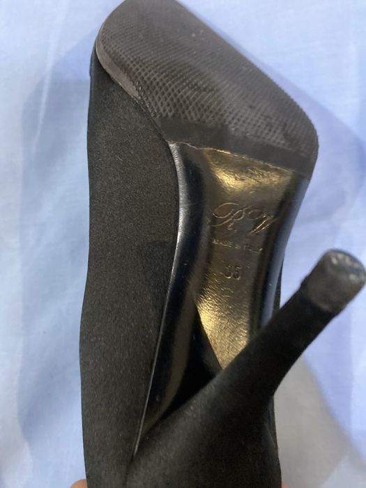 Туфли замшевые