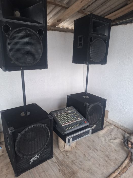 Срочна продам аппаратуру новый колонки усилители большой торг срочна