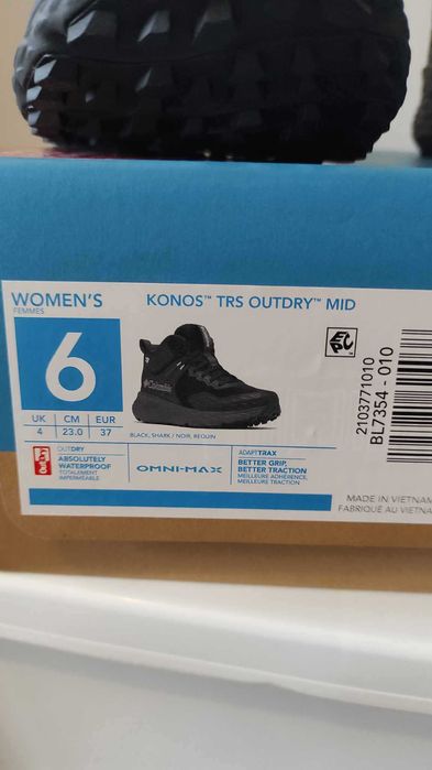 Ghete/ adidasi noi Columbia Konos Trs Outdry Mid marimea 36-37