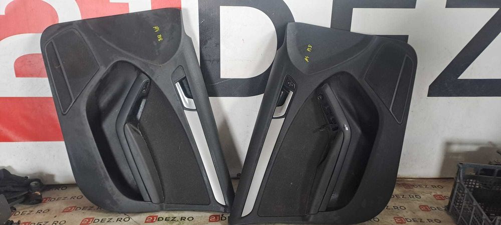 Tapiterii usi / Fete de usa pentru Audi A4 B8 , stanga fata , spate / dreapta fata , spate Masina cu volan pe stanga !