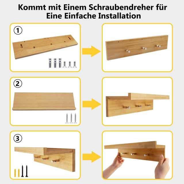 Cuier de lemn pentru chei