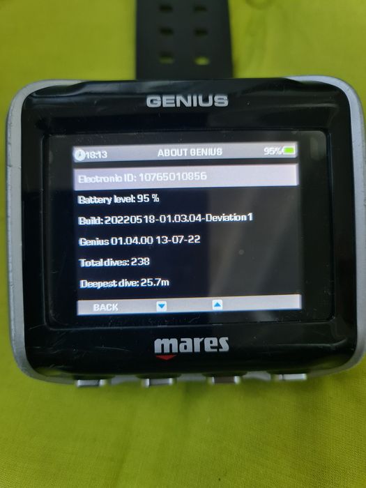 Водолазен компютър Mares Genius + Transmitter
