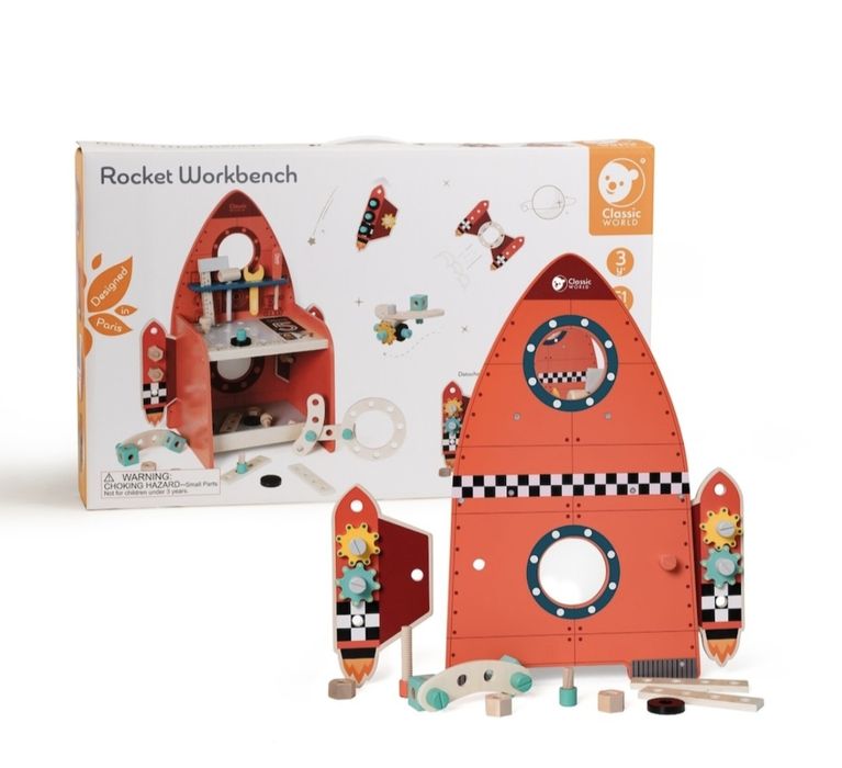 Banc de lucru Mappy Rocket, din lemn ( NOU )