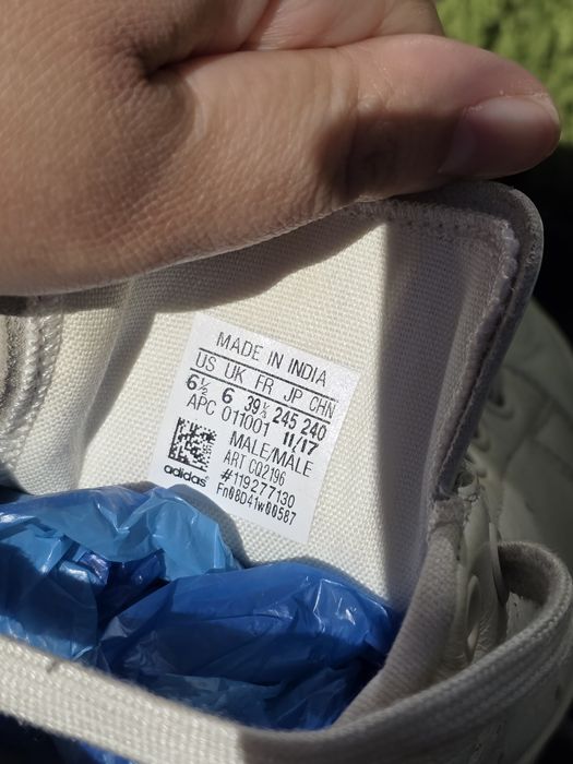 Adidas бели кецове от кожа N39