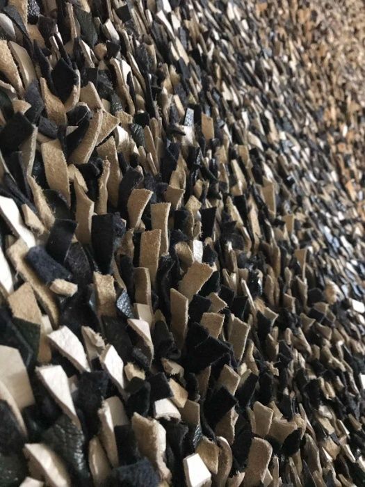 Рошав килим от естествена кожа - 150x205 см, различни цветове