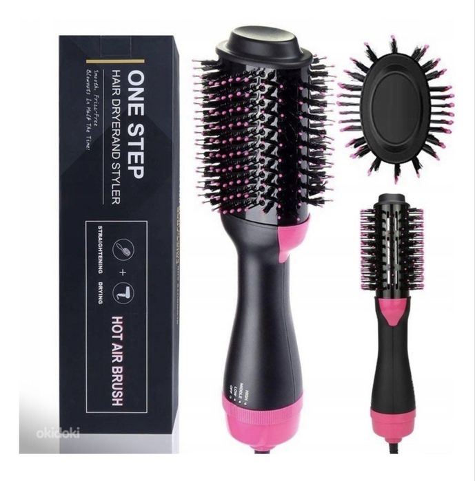 One Step Hair фен-щетка черный, розовый