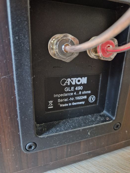 2 Boxe Hi-fi Canton Gle 490  + Onkio tx8030+ Bluetooth !