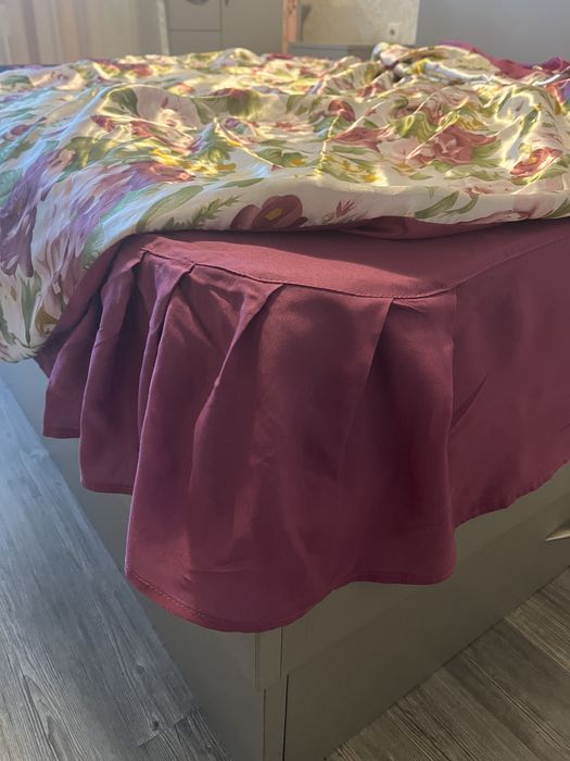 Лукс спален комплект от сатен + подарък