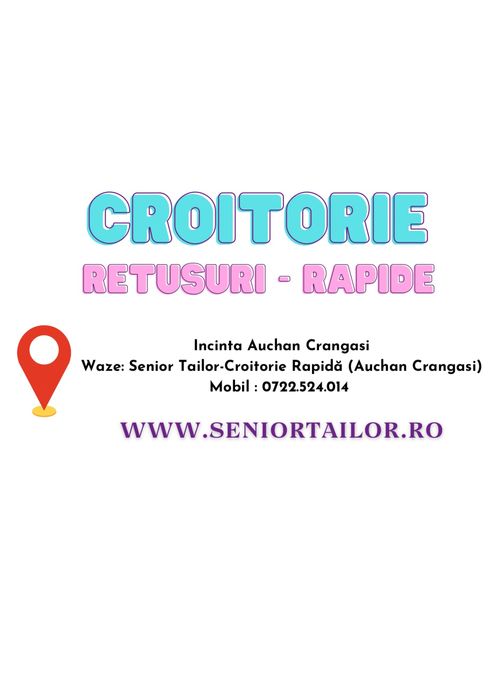 Croitorie Retusuri Reparatii