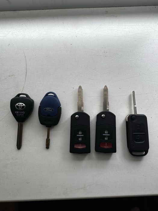 Ключи mersedes,mazda,toyota, ford