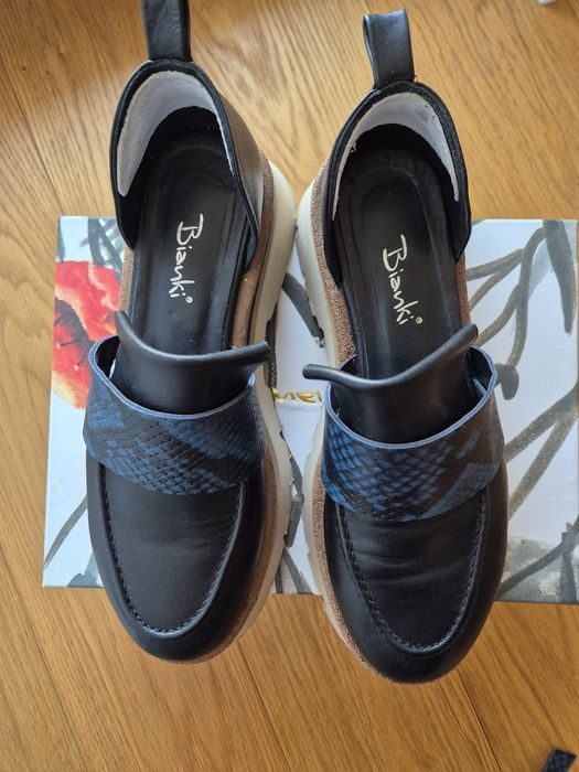 38 н. Bianki затворени сандали/ обувки