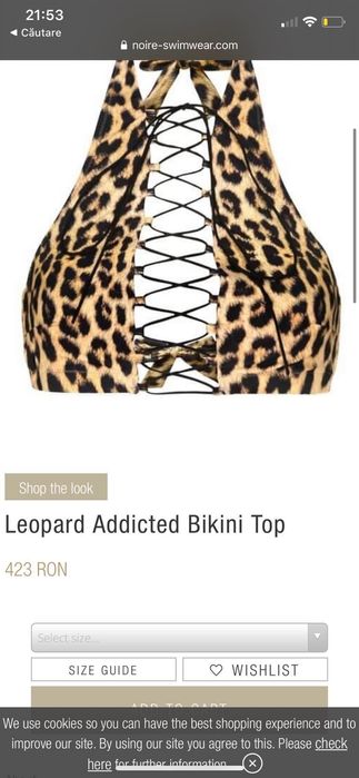 Vând costum de baie Noire Swimwear