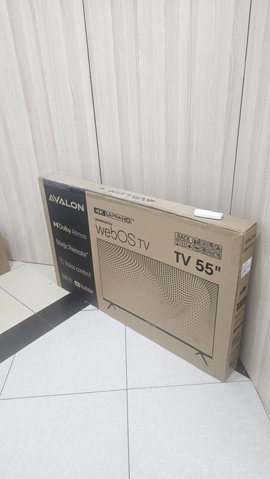 Телевизор Avalon 55 webOS TV. Янги. Каробкада. Очилмаган