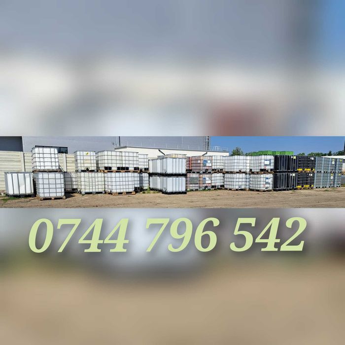 Rezervoare IBC (bazin, bidon) Alimentare – Noi & Second-Hand