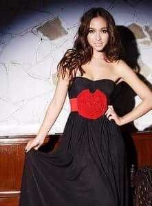 Шифоновое платье.