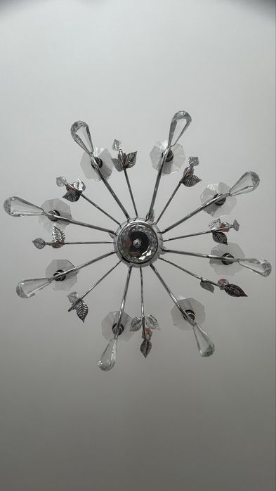 Чешская хрустальная люстра