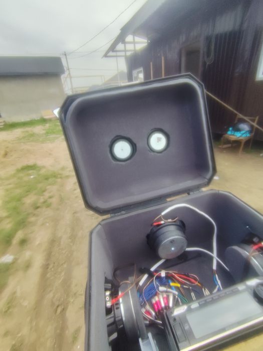 Колонка для скутера в гофре