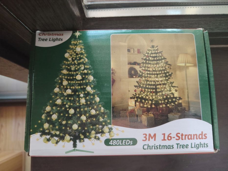 Lumini brad 480 leduri, 3m cu telecomanda