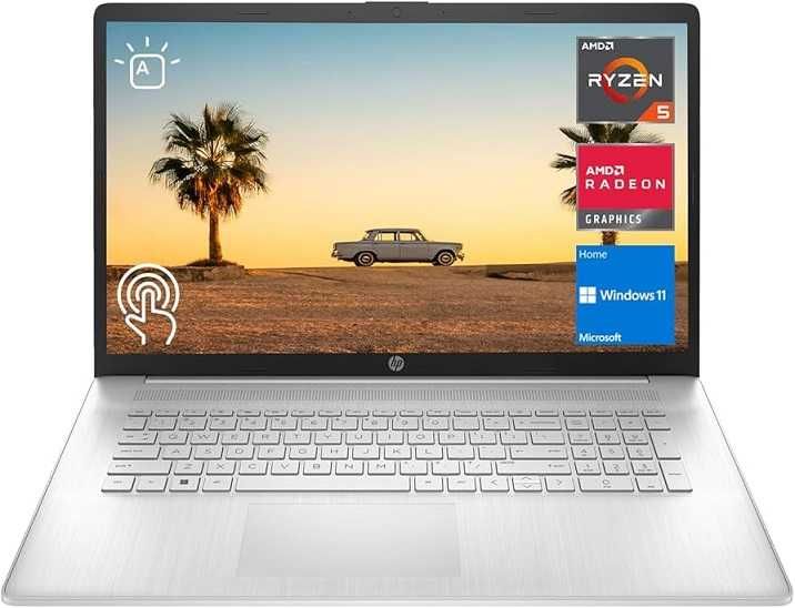Новый сенсорный HP 17.3"HD+Touch, Ryzen 5 7530U, 32GB RAM, 1000GB SSD