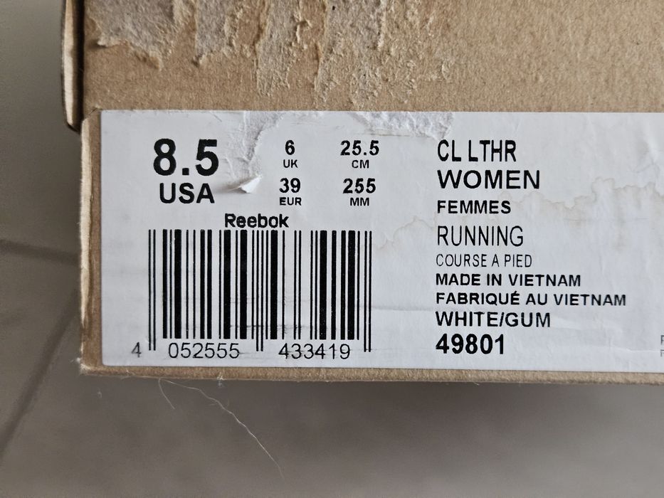 Оригинални кожени маратонки Reebok Classic