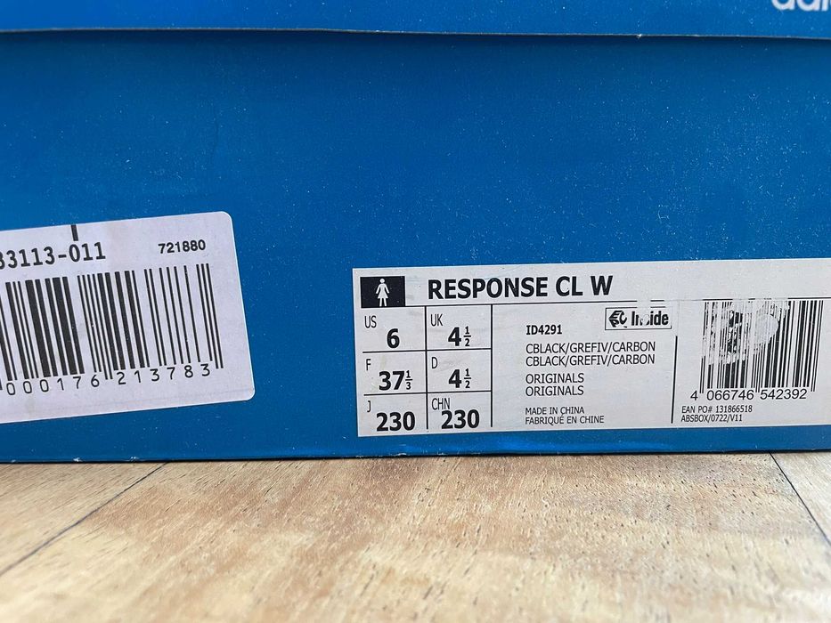 маратонки ADIDAS RESPONSE CL W grey black