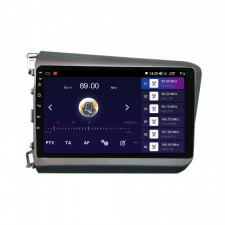 NAVIGATIE Android 14 Honda Civic 2012 -2015 1/8 Gb Waze CarPlay CAMERA