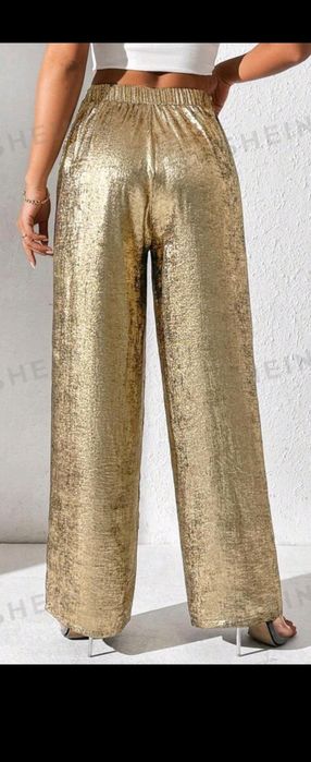 Sandale+bluza+pantaloni-aurii