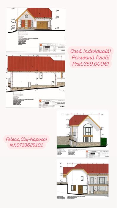 persona fizica vand casa unifamiliara feleacu