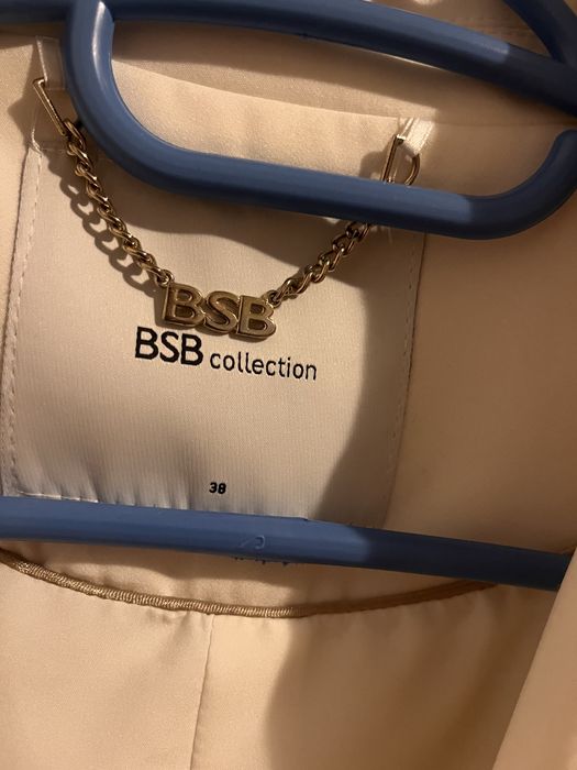 Снежно бяло сако BSB