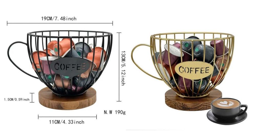 Органайзер Метална поставка за кафе капсули за Nespresso Dolce Gusto