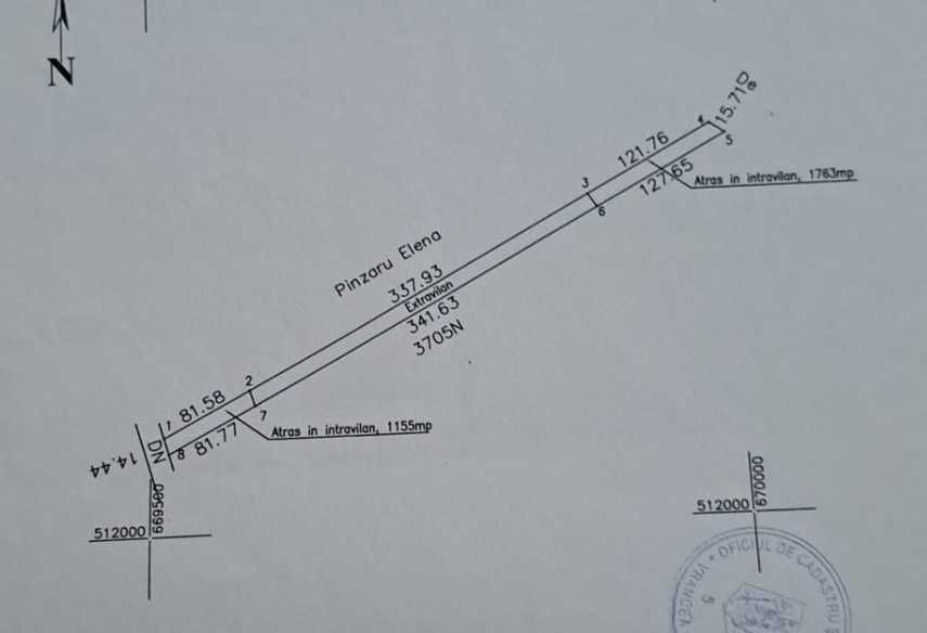 Teren intravilan si extravilan Adjud la E85 - 7723mp