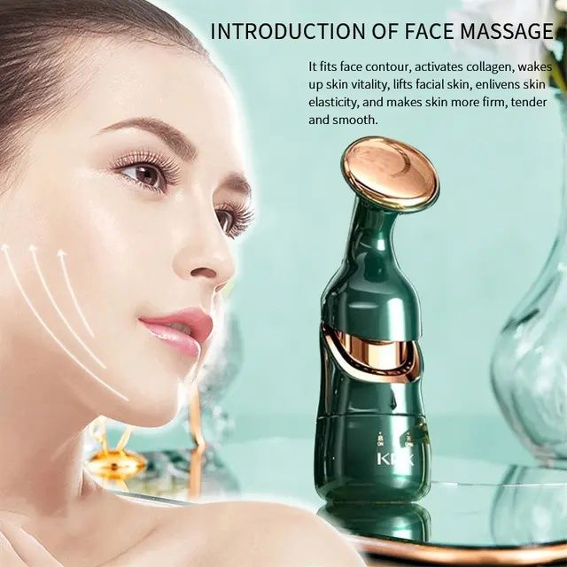 Массажер для лица омолаживает мышцы лица