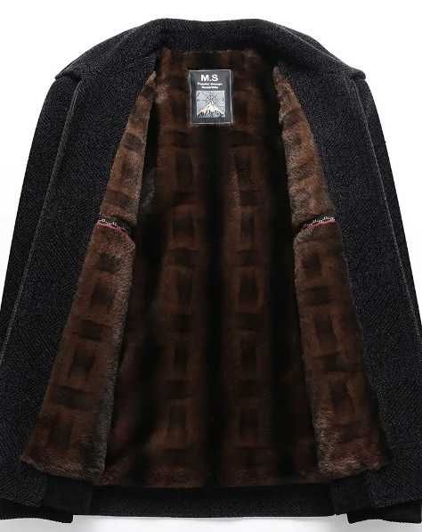 Geaca stil palton barbati imblanita L-XL Nou