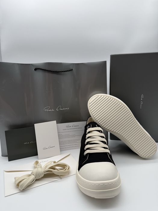 Rick Owens Ramones Low - Size 38