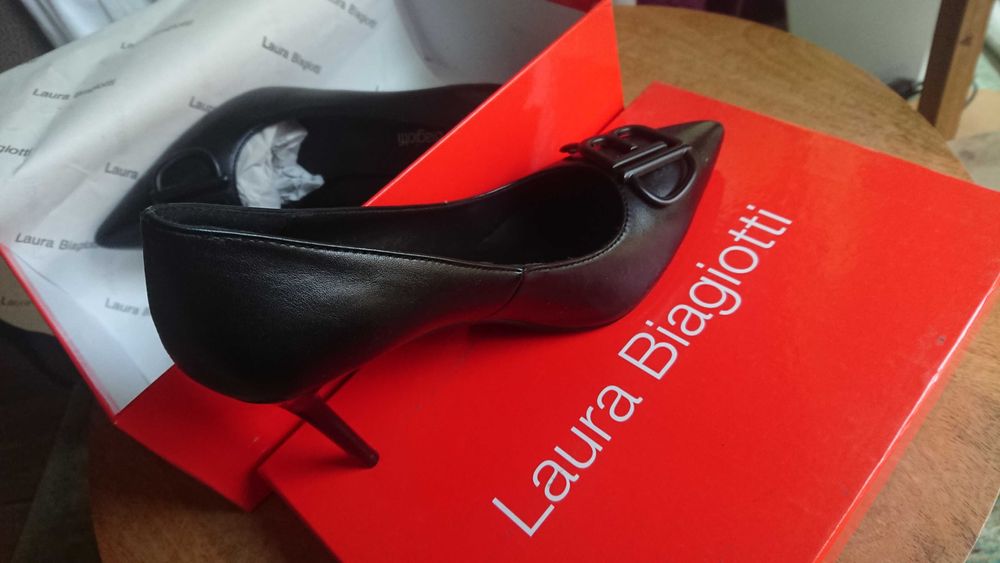 Pantofi Stiletto LIONETTA Calf / Black, NOI, nr. 35