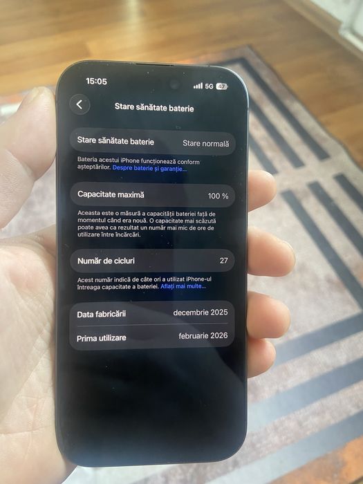 Vand iphone 17 telefonu este in stare perfecta