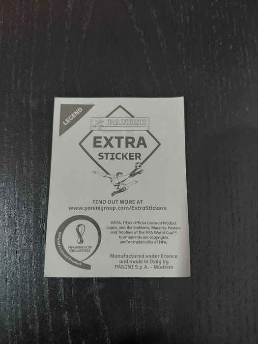 Extra sticker world cup 2022