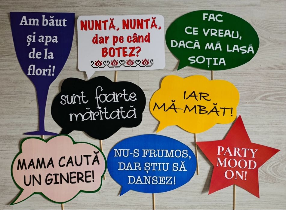 Propsuri recuzită foto mesaje comice fotografii